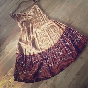 Brown Velveteen Twirl Skirt 🤠